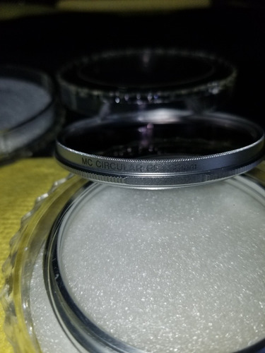 Imagen 3 de 3 de Set De Lentes Polarizador Y Protector De 58mm Sony