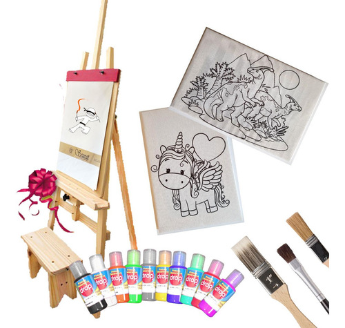 Nuevo! Kit Artístico Completo Para Niños