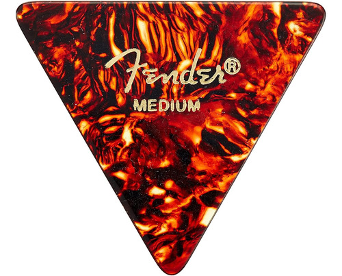 Fender 355 Shape Guitar Picks, Medium, 12 Pack, Shell