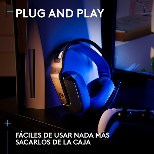 Auricular Logitech G Series G535 Pc Mac Ps4 Ps5 Azul