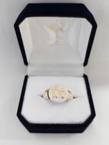 Comprar Anillo Plata Y Oro 9k Profesión Oficio Mestra Preescolar 