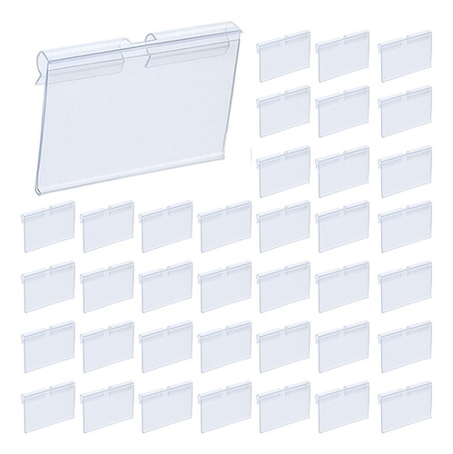 Portaetiquetas De Plástico Transparente De 1000 Piezas Para