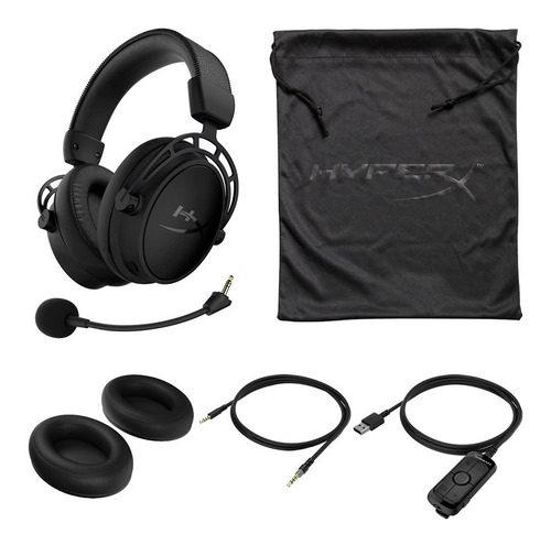 Auriculares gamer HyperX Cloud Alpha S 7.1 HX-HSCAS blue