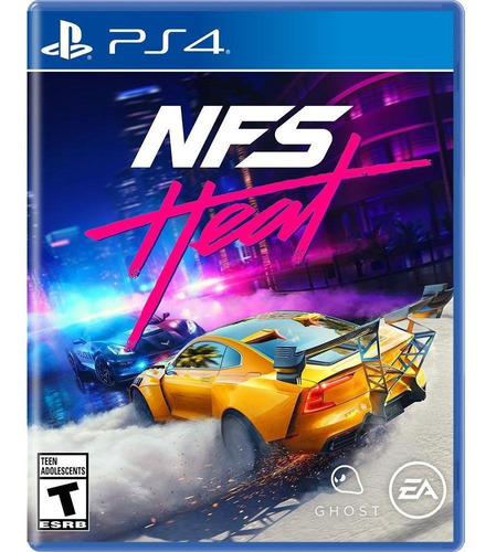 Jogo Midia Fisica Need For Speed Heat Ea Original Para Ps4