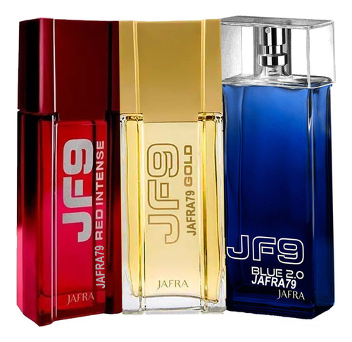Jf9 Perfume Jafra Gold, Red Intense, Blue 2.0 Originales