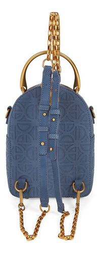 Bolso 2 En 1 Cloe Mini Backpack/crossbody Asas Con Cadena