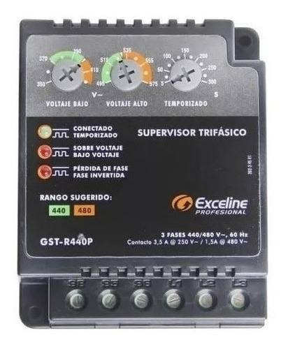 Supervisor De Voltaje 440/480v Trifasico A/a Bomba Compresor