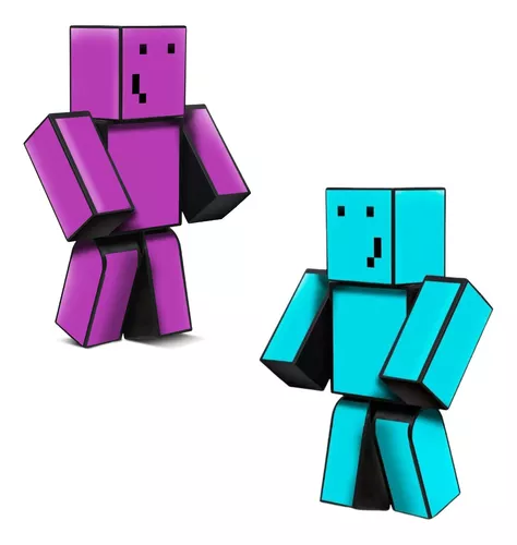 Kit 3 Bonecos Minecraft Problems Melzinha Mel 35 Cm - Algazarra - Boneco  Minecraft - Magazine Luiza