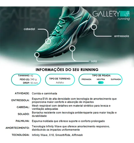 Tênis Mizuno Wave Frontier Beta Masculino