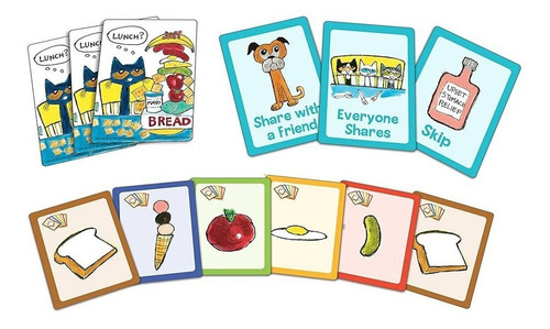 El Gato Pete Un Gran Lunch Juego De Mesa Para Niños