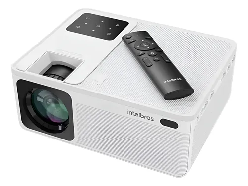 Projetor Intelbras Pfl5211 5200 Lumens Lcd Full Hd Wifi Branco 12...