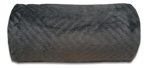 Frazada Alcoyana Flannel Atlantic 2 1/2 Plazas Cemento Emboss
