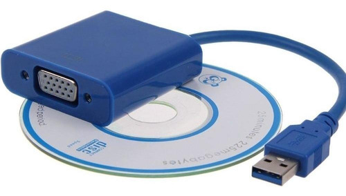 Adaptador De Video Usb 3.0 A Vga Monitor Extendido Proyector