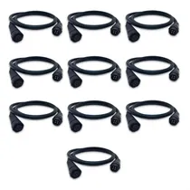 Comprar Cable Extensión 1m Con Conector Roscado Bañador Led Rgb X10