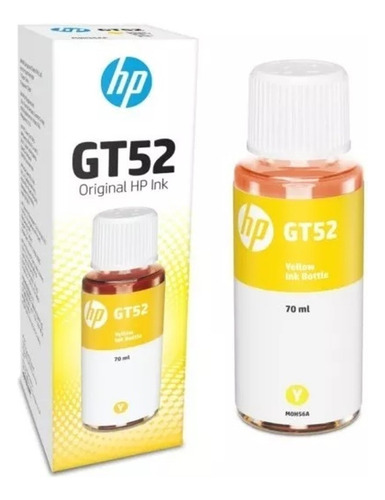 Tinta Hp Gt52 Amarillo M0h56al Gt5820 5820 Original X Undad