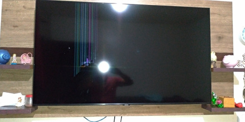 Smart Tv Samsung Tu8000 Com Cristal Danificado