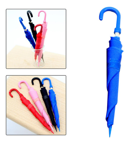 6 En Miniatura Para Casa De Muñecas, Accesorios Azul
