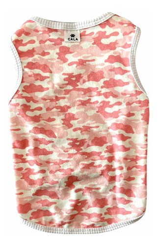 Remera Ropa Para Perros - Camuflado Rosa