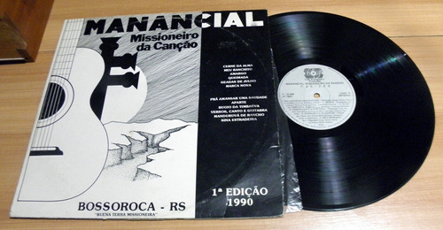 Manancial Missioneiro Da Cancao 1991 Disco Lp Vinilo Brasil