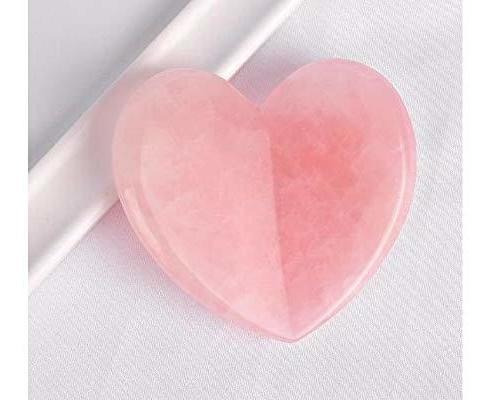 Imagen 4 de 8 de Cuidado Facial Cristal Curativo Cuarzo Rosa Corazón Amor He