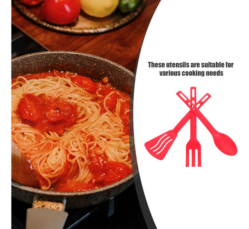 1 Juego De Utensilios De Cocina, Espátula, Tenedor Y Cuchara