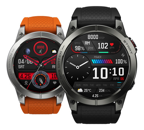 - Reloj Deportivo Con Pulsera Inteligente Zeblaze Stratos 3