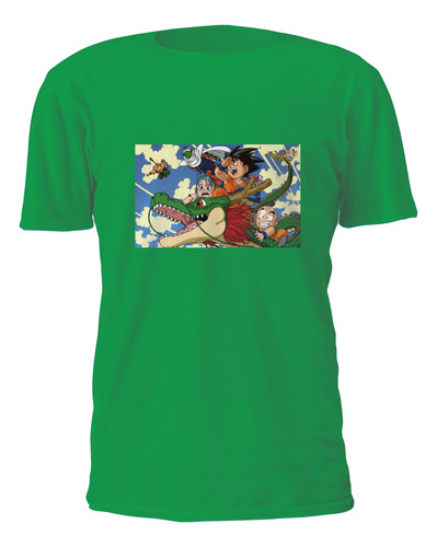 Dragon Ball Retro Todos Juntos Remera Friki Tu Eres