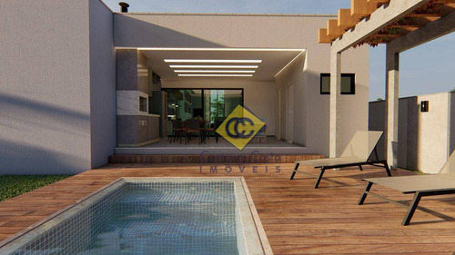 Imagem 7 de 19 de Lançamento!! Casa Linear Com Design Moderno No Condomínio Alphaville Em Rio Das Ostras!! - Ca2182