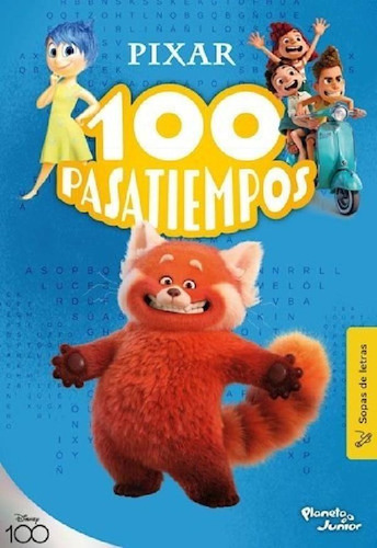 Libro 100 Pasatiempos (sopas De Letras) - Pixar - Pla Junio