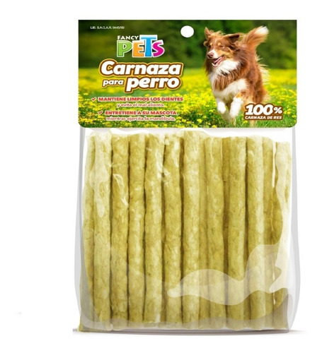Carnaza Res Palitos Natural 40 Pzs Fancy Pets Perros Mascota