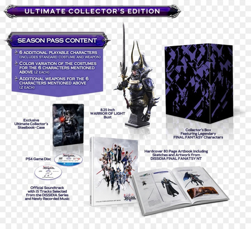 Ps4 Final Fantasy Dissidia Ultimate Collector's Edition