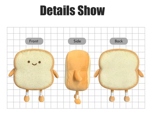 Juguetes De Peluche Creative Bread Slice B