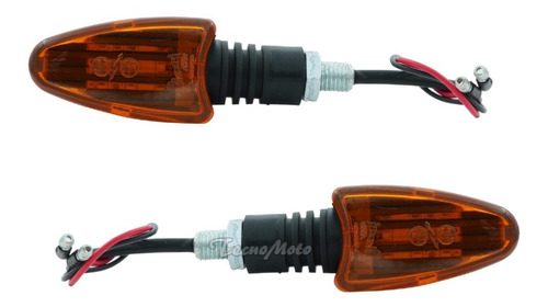 X2 Luces Direccionales Full Led Giros Faros Cafe Racer 