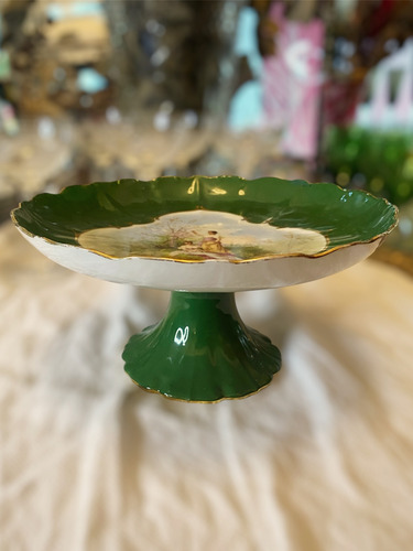 Masitero De Porcelana Limoges Doble Sello Antiguo (Usado)