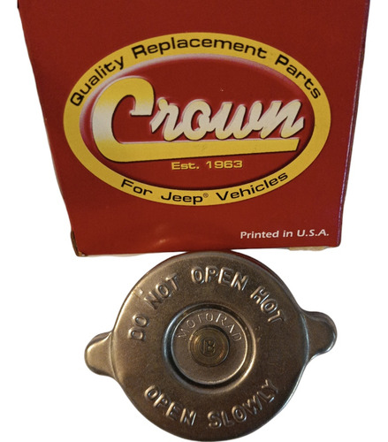 Tapa De Radiador Crown Usa Originales.de 18 Libras 