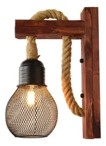 Comprar Aplique Muro Exterior Madera Vintage Rustica Farol Retro Sog