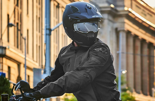 Imagen 9 de 10 de Casco Joe Rocket Rkt24 Negro Mate 3 N 1 Abierto 3/4 Integral