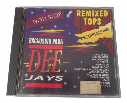 Cd Compilados Remixed Tops Djs Exclusivo Para Dee Jays