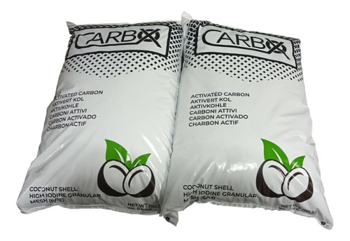 Carbon Activado De Concha De Coco, Marca Carbox Saco 7,5 Kg