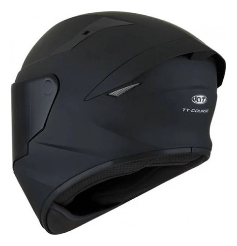 Capacete Kyt Tt-course Plain Preto Fosco Esportiv Matt Black