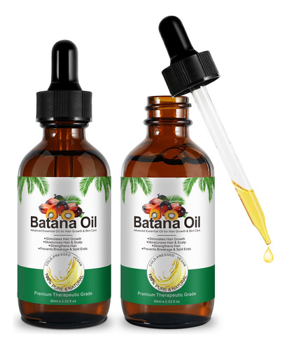 Aceite De Batana Para El Crecimiento 60ml, Aceite De Batana