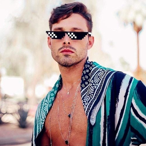 Imagen 3 de 9 de 10 Gafas De Sol Divertidas Para Gafas De Sol, 8 Bits Pixelad