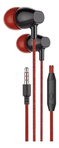 Auriculares Aló Sharp In Ear 3.5mm Color Rojo