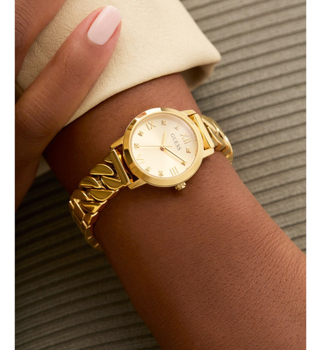 Reloj Chime Guess Mujer Dorado