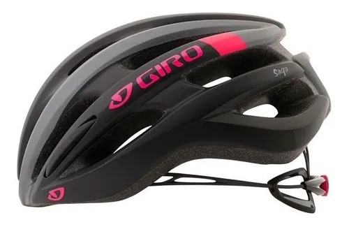 Casco Giro Saga negro y rosa talla S