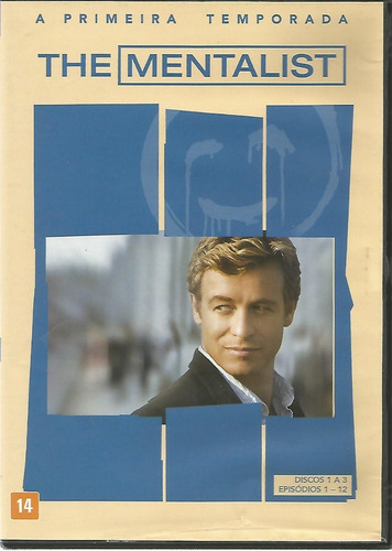 Box C/ 3 Dvds - The Mentalist - 1ª Temporada - Original (Usado)