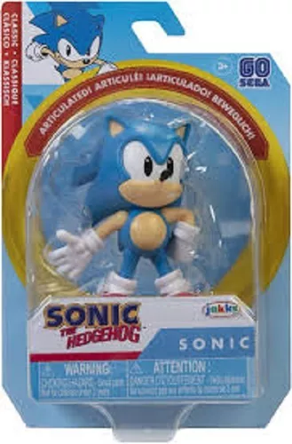 Boneco Sonic 30 Anos Original Importado 6,5 Cm