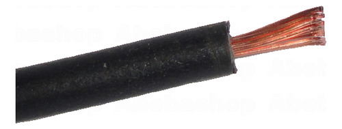 Pack 4x Cable 0.35mm Diam Ext 1.3mm Color Negro Por Metro -p