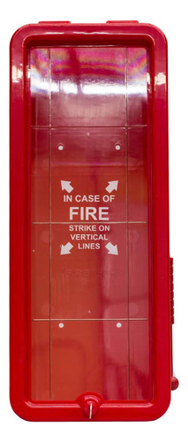 10 Caja Gabinete Extintor Incendio Interior Exterior Rojo 6