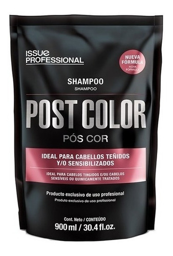 Shampoo Post Color Issue Professional 900ml Post Coloración